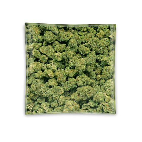 V-Syndicate Glass Ashtray - Buds Design (11cm)